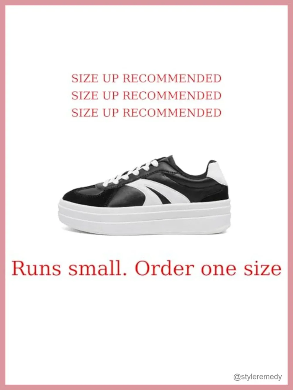 Women's Platform Retro Fashion Sneakers Lace Detail Casual Walking Shoes Gum